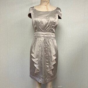 NWT Deadstock 2000s Satin Origami Cocktail Pencil Dress Size Medium